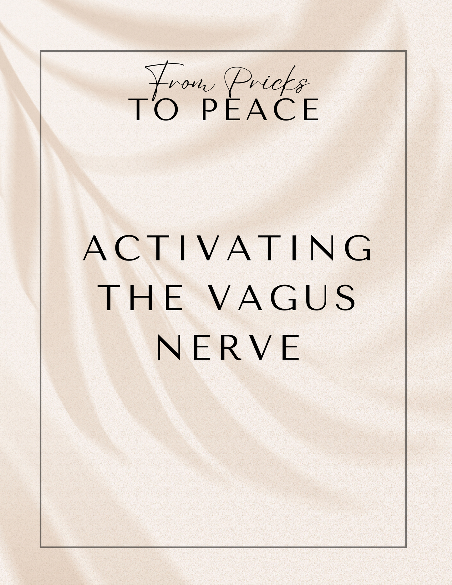 From Pricks to Peace: A Practical Guide to Calm, Resilience, and Everyday Balance