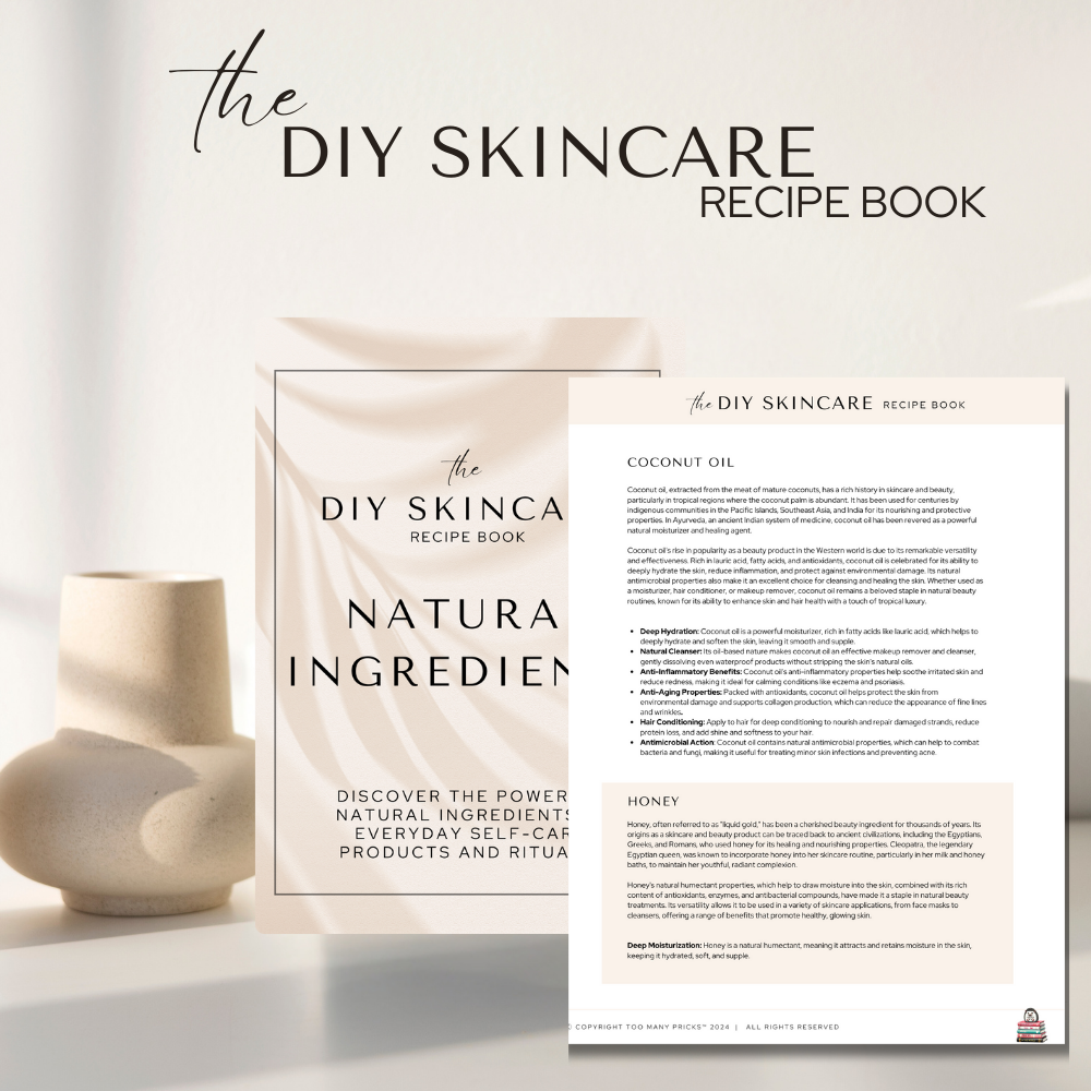 the DIY Skincare Recipe Book: Self Care for a Prick-Free Life